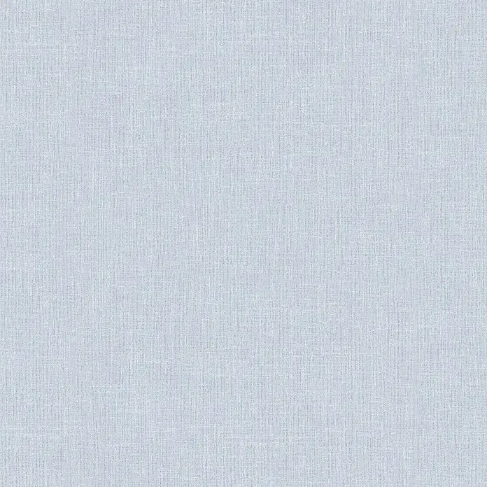 Marburg Vliestapete Novamur Naomi Uni III - Blau, Uni, 10,05 x 0,53 m - Hellblauer Webstoff mit feiner, subtiler Textur.