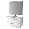 Baden Haus Badmöbel-Set Stella (100 cm, Weiß, Glänzend)
