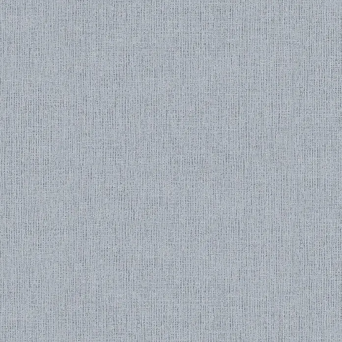 Marburg Vliestapete Novamur Naomi Uni III - Grau, Uni, 10,05 x 0,53 m - Hellblaugrauer strukturierter Stoff mit grober Webart.