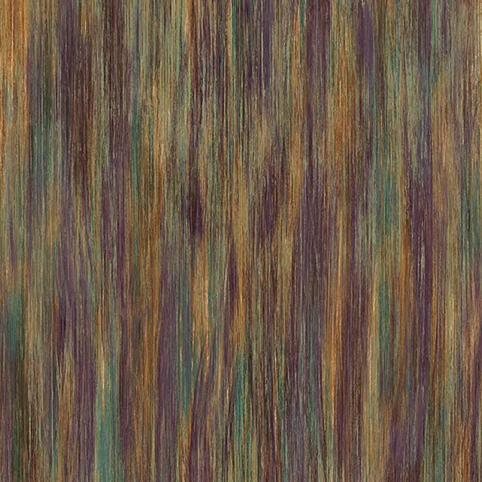 Marburg Smart Art Aspiration Fototapete Streifen - B x H: 106 x 340 cm, Vlies, Lila-Orange - Vertikale gestreifte Textur in Violett-, Türkis- und Rostorange-Tönen.