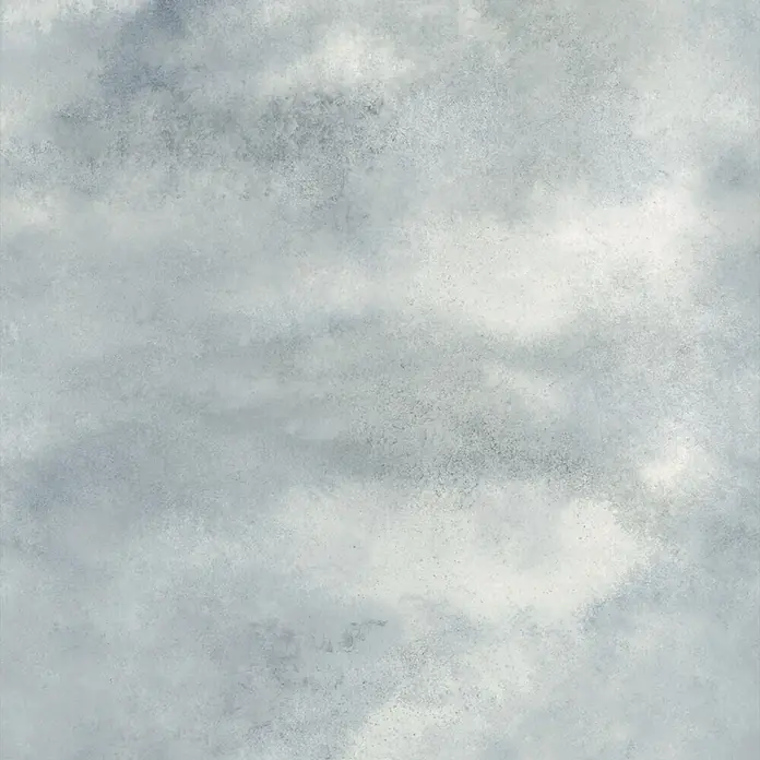 Marburg Smart Art Aspiration Fototapete Wolken I - B x H: 212 x 270 cm, Vlies, Grau - Abstrakte Hintergrundtextur in Hellblau und Grau, ähnlich weichen Wolken oder einem Aquarellwasch.