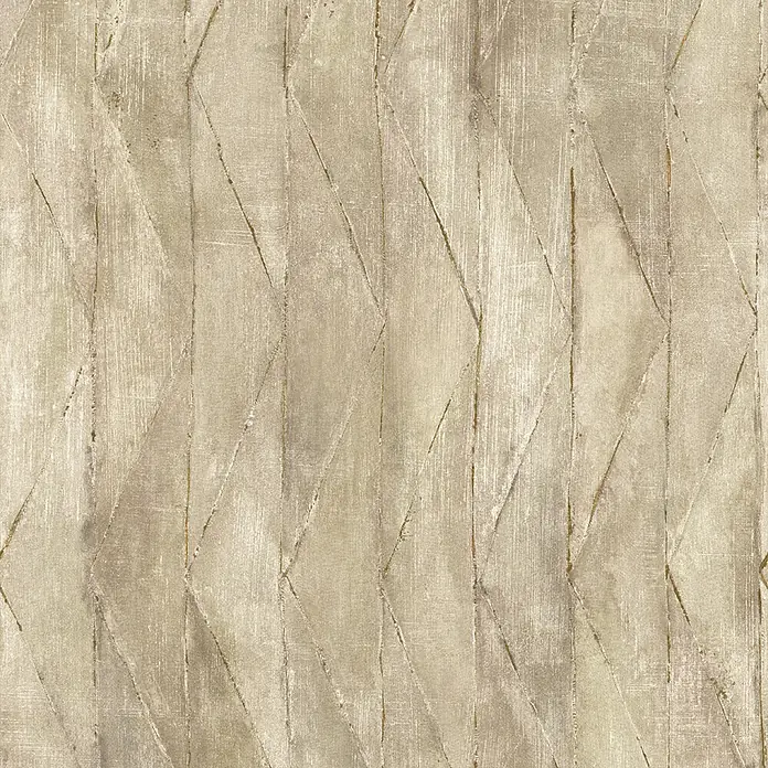Marburg Smart Art Aspiration Fototapete Struktur - B x H: 212 x 340 cm, Vlies, Beige - Beigefarbene strukturierte Tapete mit einem gealterten, geometrischen Muster aus vertikalen und diagonalen Linien.