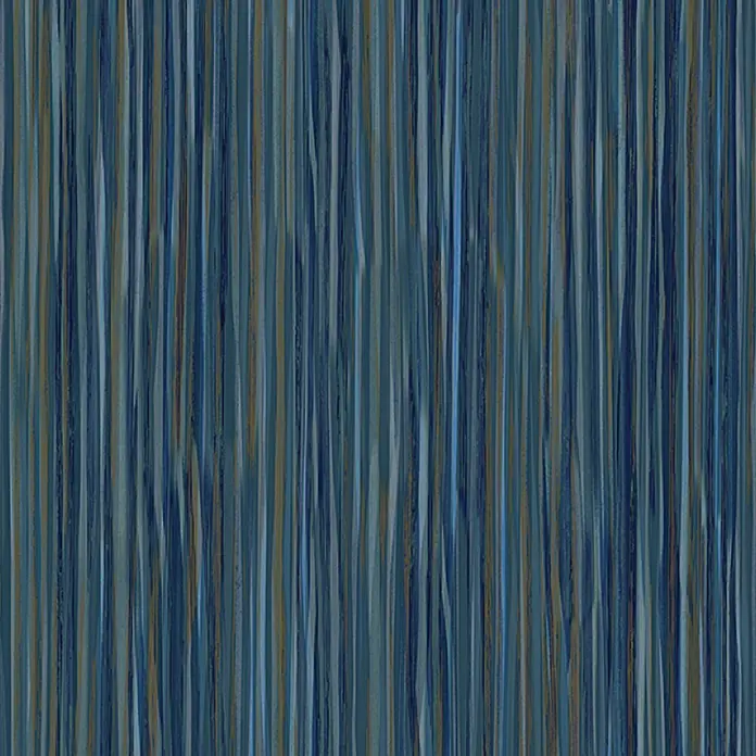 Marburg Smart Art Aspiration Fototapete Streifen II - B x H: 106 x 270 cm, Vlies, Blau - Vertikales Streifenmuster in Blau-, Türkis- und Braun-/Grautönen.