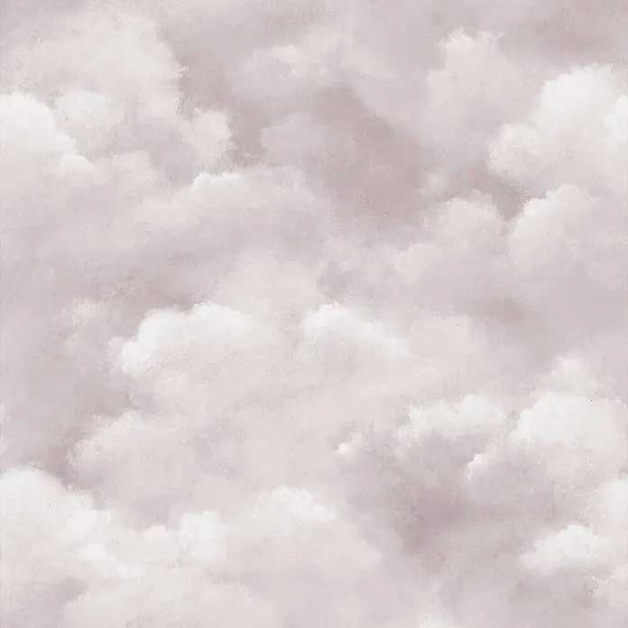 Marburg Smart Art Aspiration Fototapete Wolken II - B x H: 212 x 340 cm, Vlies, Greige - Sanft texturiertes Wolkenmuster in gedämpften Grau- und Weißtönen.