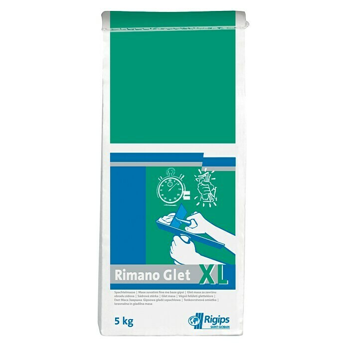 Rigips Innenspachtel Rimano Glet XL (25 kg, Putzstärke: 0 - 10 mm)