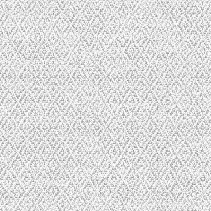 Marburg Flora Vliestapete Grafik III - Weiß-Grau, Grafisch, 10,05 x 0,53 m - Hellgrauer Stoff mit diagonalem Fischgrätmuster.
