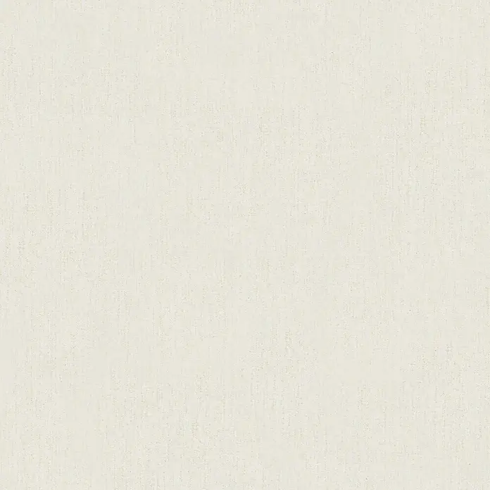 Marburg Vliestapete Novamur Leyla Uni - Beige, Uni, 10,05 x 0,53 m - Cremeweiße Textiltextur mit feinem Webmuster.