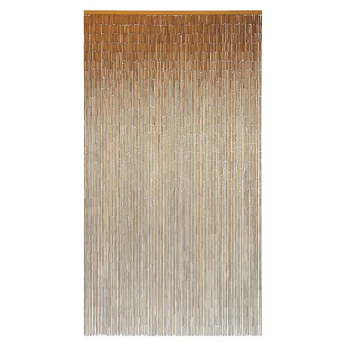 Conacord Türvorhang Saigon - Natur, B x H: 120 x 220 cm - Brauner Bambus-Perlenvorhang.