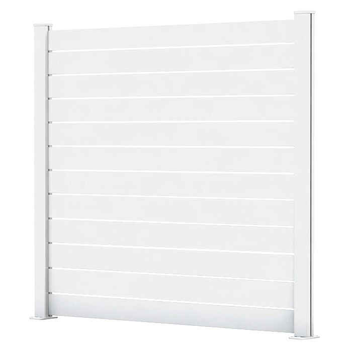 Dioco Smartwall Valla Persiana (L x Al: 177 x 200 cm, Blanco, Aluminio) | BAUHAUS