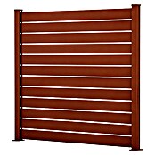 Dioco Smartwall Valla Persiana (L x Al: 177 x 200 cm, Óxido, Aluminio) | BAUHAUS