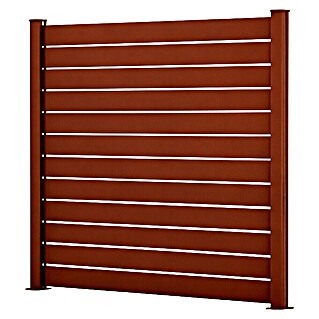 Dioco Smartwall Valla (L x Al: 177 x 200 cm, Óxido, Aluminio)