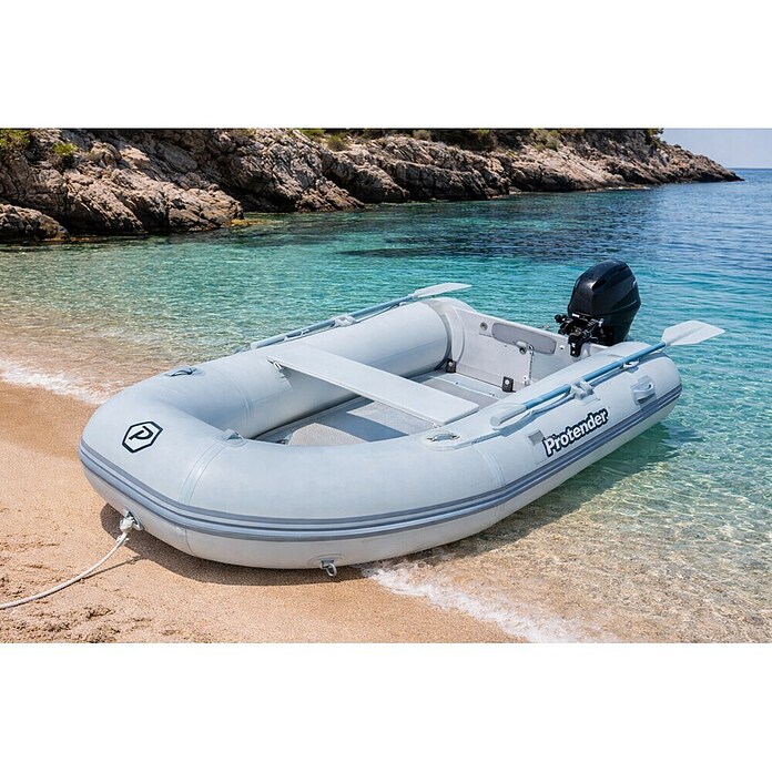 Protender Lancha neumática semirrígida (Apto para: 3 personas, Carga útil: 550 kg)
