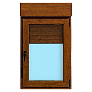 Oknum Ventana de PVC practicable-oscilobatiente (700 x 1.180 mm, Apertura según normativa: Derecha, Roble)