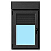 Oknum Ventana de PVC practicable-oscilobatiente (700 x 1.180 mm, Gris grafito, Apertura según normativa: Izquierda) | BAUHAUS
