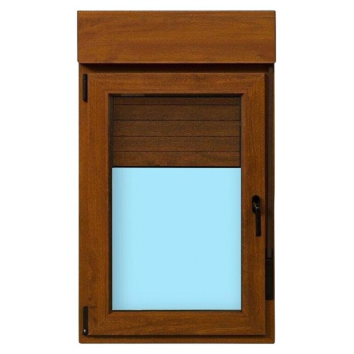 Oknum Ventana de PVC practicable-oscilobatiente (700 x 1.180 mm, Apertura según normativa: Izquierda, Roble) | BAUHAUS