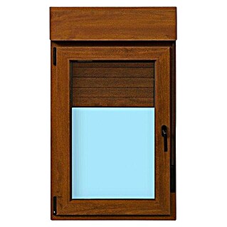 Oknum Ventana de PVC practicable-oscilobatiente (700 x 1.180 mm, Apertura según normativa: Izquierda, Roble)