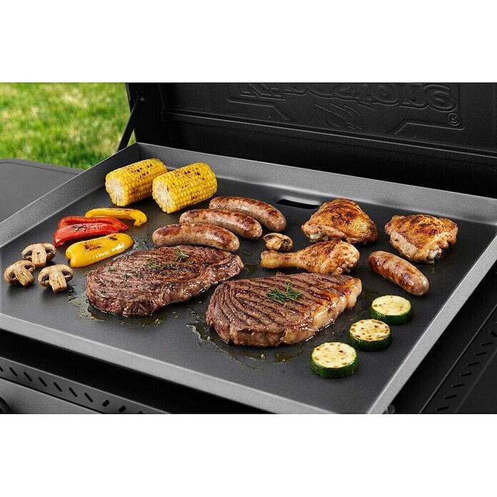 Kingstone Plancha-Grill Pro 3000 (Grillfläche (B x T): 71 x 54 cm, 12 kW, Anzahl Brenner: 3 Stk.) | BAUHAUS