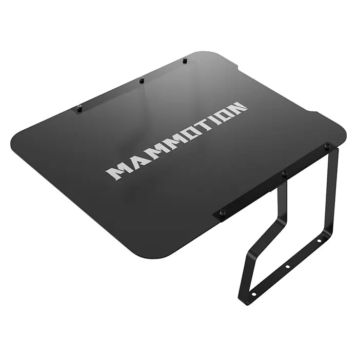 Mammotion Mähroboter-Garage Mini - L x B x H: 569 x 722 x 59 mm, Mähroboter der LUBA mini und YUKA mini Serien - Schwarze MAMMUTION Metallplattform mit integrierter Halterung.