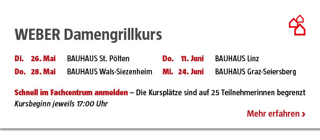 BAUHAUS x WEBER Grillkurs
