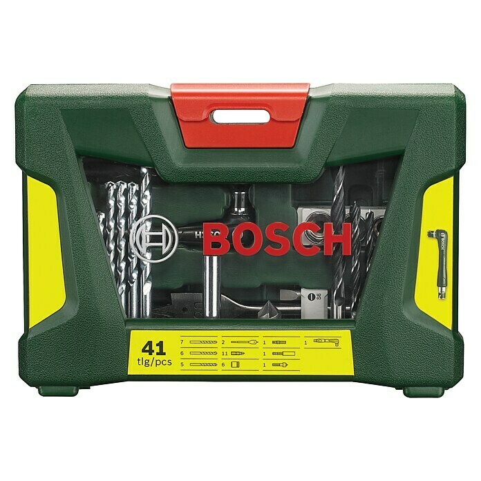 Bosch Bohrer- & Bit-Set41 -tlg. Front View