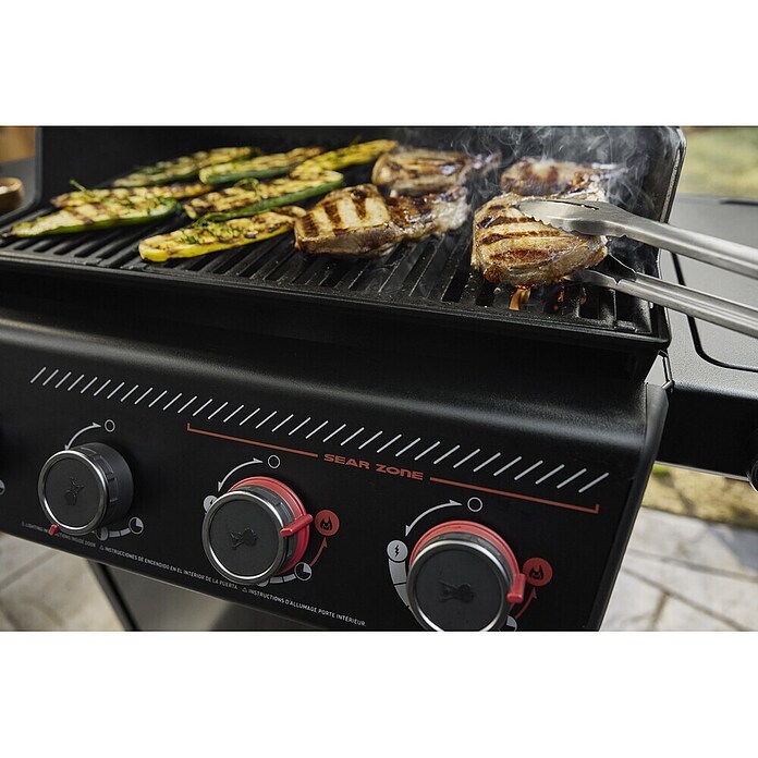 Weber Barbacoa de gas Spirit EPX-435R + Rustidor (Superficie de la parrilla (An x Pr): 61 x 45 cm, 10,3 kW, Número de quemadores: 4) | BAUHAUS