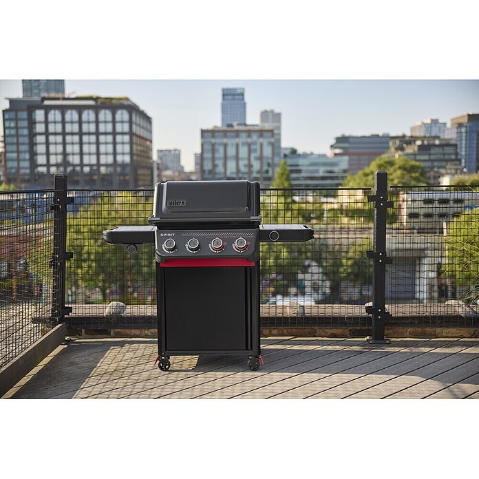 Weber Barbacoa de gas Spirit EPX-435R + Rustidor (Superficie de la parrilla (An x Pr): 61 x 45 cm, 10,3 kW, Número de quemadores: 4) | BAUHAUS