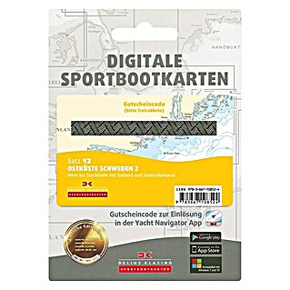 Digitale Sportbootkarte: Satz 12 - Ostküste Schweden 2