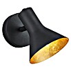 Reality Leuchten Wandstrahler Nina (40 W, Schwarz, B x H: 14 x 18,5 cm)
