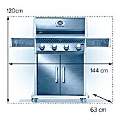 Napoleon Plinski žar Rouge R525PK-2-RC  (Površina za peko (Š x G): 73 x 46 cm, 16,6 kW, Število gorilnikov: 4 kos) | 8313 - Gasgrill Marke | ICGA - Grillgeräte | ICG - Grillgeräte / Grillzubehör | IC - Freizeit im Garten | I - Stadtgarten | BAUHAUS