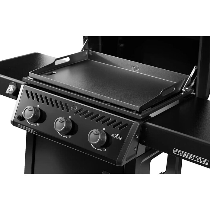 Napoleon Plancha žar Freestyle F24DFTPK-SI  (Površina za peko (Š x G): 59,7 x 43,2 cm, Črna) | 8313 - Gasgrill Marke | ICGA - Grillgeräte | ICG - Grillgeräte / Grillzubehör | IC - Freizeit im Garten | I - Stadtgarten | BAUHAUS