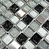 Mosaikfliese Crystal Mix XCE 88 (30,5 x 32,2 cm, Silber, Glänzend)