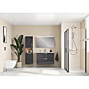 VitrA Bad-Hochschrank Root Flat (B x T x H: 42 x 36 x 155 cm, Anthrazit, DIN Anschlag: Rechts) | BAUHAUS