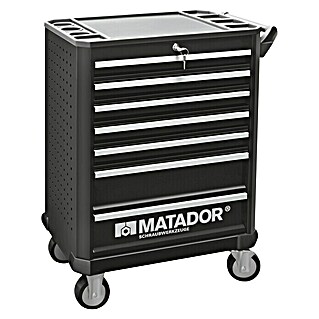 Matador Werkstattwagen Ratio Automotive Pro (L x B x H: 470 x 785 x 1.030 mm, Anzahl Schubladen: 7 Stk., Zubehör: 279 -tlg.)