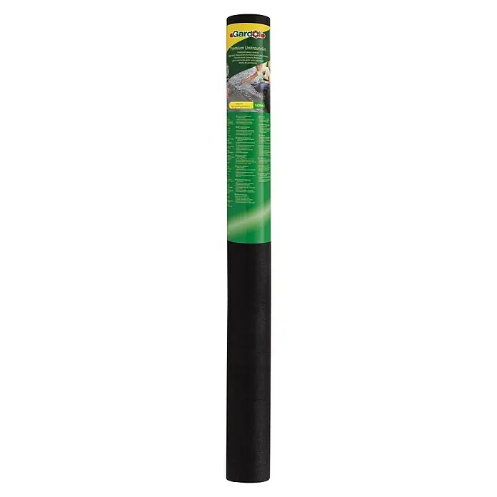 Gardol Premium Unkrautvlies - Polypropylen, 25 x 1 m - Eine Rolle Gardol Premium Unkrautvlies, eine effektive Lösung zur Unkrautbekämpfung im Garten und zur Bodenverbesserung.