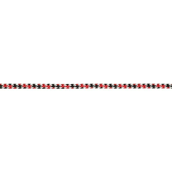 Stabilit Cuerda trenzada a metros (Carga soportada: 18 kg, Polipropileno, 3 mm, Rojo Holstein)