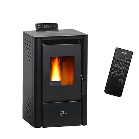 Sannover  Pelletofen Anita 9,4 kW Schwarz
