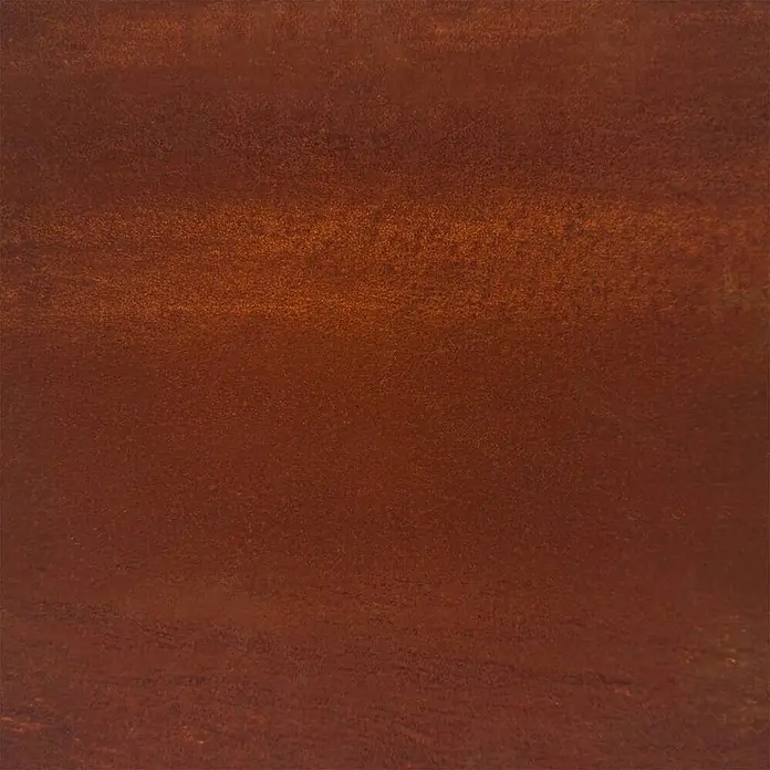 Furnicato Hochbeet - 100 x 100 x 18,5 cm, Stahl, Witterungsbeständiger Stahl/Braun - Texturierte rotbraune Oberfläche mit warmen, erdigen Tönen, die an verwittertes Metall erinnert.