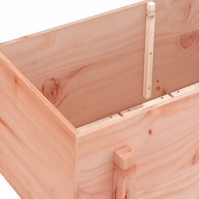 Furnicato Hochbeet - 50 x 101 x 57 cm, Holz, Natürliches Douglasie - Pflanzkasten aus hellem Naturholz mit innenliegenden Stützen und sichtbarer Konstruktion.