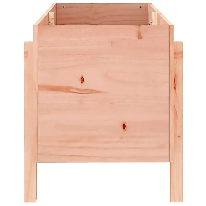 Furnicato Hochbeet - 50 x 101 x 57 cm, Holz, Natürliches Douglasie - Heller Pflanzkasten aus Naturholz, bereit zum Bepflanzen.