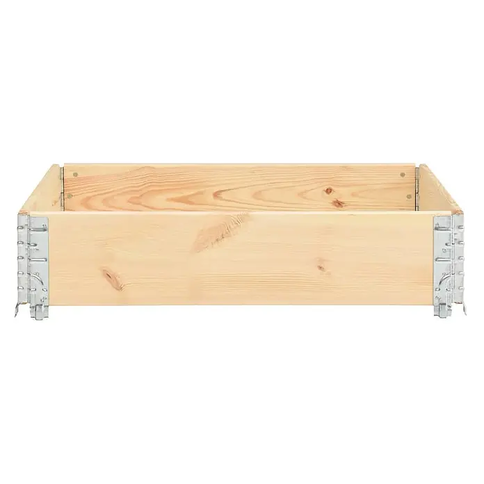 Furnicato Hochbeet - 100 x 100 x 19 cm, Holz, Braun - Heller Schubkasten aus Holz mit verzinkten Metalleckverbindern.