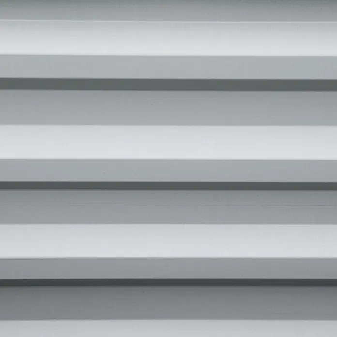 Furnicato Hochbeet - 120 x 60 x 30,5 cm, Stahl, Grau - Grau gerippte Metallplatte mit horizontalen Rillen.