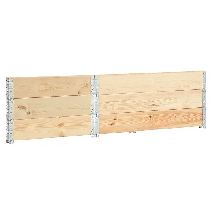 Furnicato Hochbeet - 150 x 100 x 19 cm, Holz, Braun - Heller Holzrahmen mit verzinkten Metallscharnieren, geeignet für Hochbeete oder Komposter.