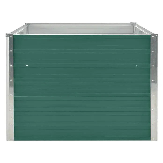 Furnicato Hochbeet - 80 x 160 x 45 cm, Metall, Grün - Quadratisches grünes Hochbeet aus Metall.