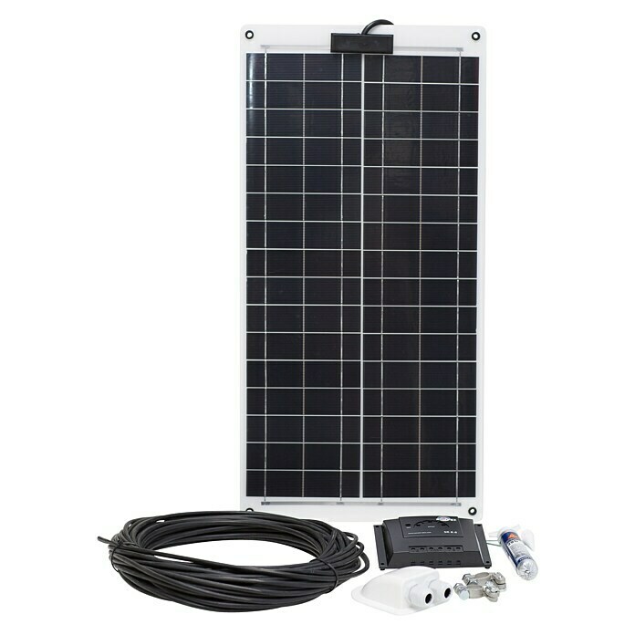 Sunset Solar-Strom-Set LaminatGeeignet für: 12 V/24 V Systeme, Nennleistung: 30 W, Für Booten, Yachten und Wohnmobilen Front View