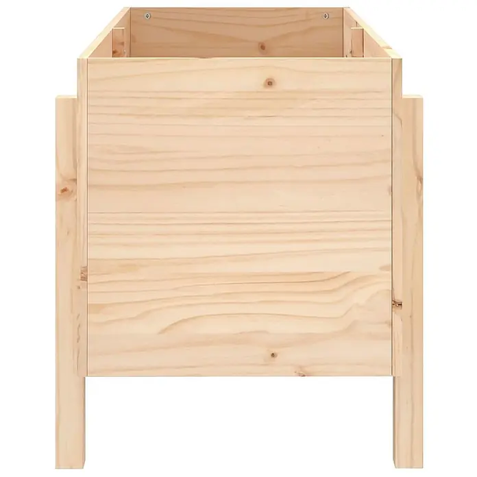Furnicato Hochbeet - 50 x 101 x 57 cm, Holz, Natürliche Kiefer - Rechteckiges Hochbeet aus hellem Naturkiefernholz.