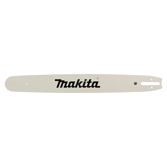 Makita Sägeschwert - Passend für: Sägeschiene mit 50 cm Länge, 1,3 mm Schienennutbreite Ketten mit 0,325"-Teilung - Hellgraue Makita Kettensägen-Führungsschiene aus Metall.
