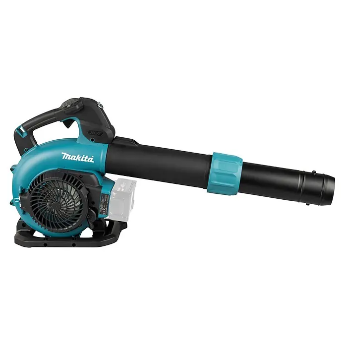 Makita XGT 40V max. Akku-Gebläse UB003GZ - 40 V, Ohne Akku, Blasgeschwindigkeit: 68 m/s - Makita XGT Akku-Laubbläser in Türkis und Schwarz, mit Lüfter und Akkufach.