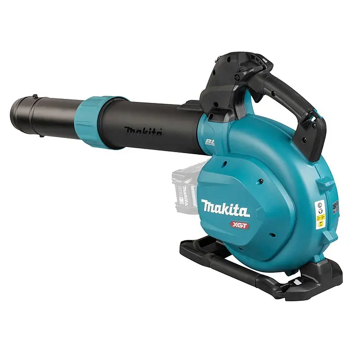 Makita XGT 40V max. Akku-Gebläse UB003GZ - 40 V, Ohne Akku, Blasgeschwindigkeit: 68 m/s - Makita Akku-Laubbläser in Türkis und Schwarz mit langem Rohr und ergonomischem Griff.