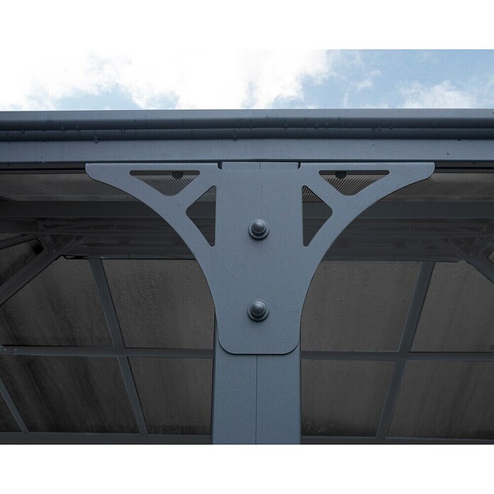 Palram Pavillon Martinique 5000 (L x B: 492 x 359 cm, Bronze)