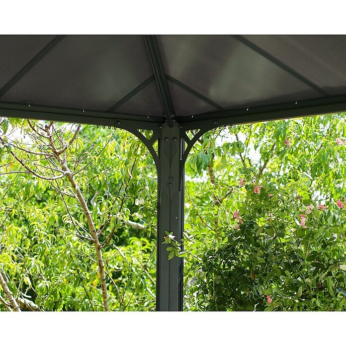 Palram Pavillon Palermo 3000 (2,95 x 2,95 x 2,98 m, Anthrazit)